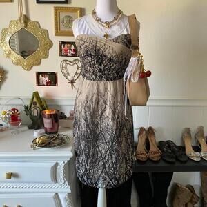 Mm couture strapless dress